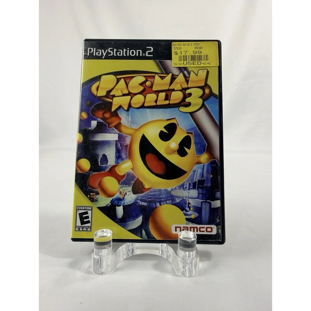 Namco Pac-Man World 3 Manual Sony PlayStation 2 Action E NTSC-U/C 2005 CIB